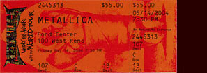 Live Metallica || 5/14/2004 - Ford Center, Oklahoma City, OK  