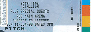 Live Metallica || 6/11/2006 - Download Festival, Dublin, IRE 