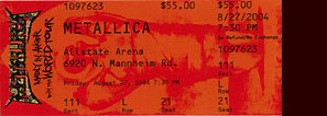 Live Metallica || 8/27/2004 - Allstate Arena, Chicago, IL 