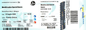 Live Metallica || 7/22/2008 - Parco Nord, Bologna, ITA 