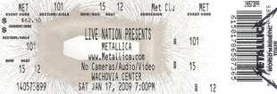 Live Metallica || 1/17/2009 - Wachovia Center, Philadelphia, PA 
