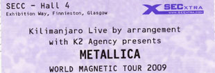 Live Metallica || 3/26/2009 - SECC, Glasgow, SCO 