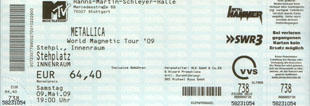 Live Metallica || 5/9/2009 - Schleyerhalle, Stuttgart, GER 