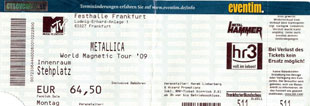Live Metallica || 5/11/2009 - Festhalle, Frankfurt, GER 
