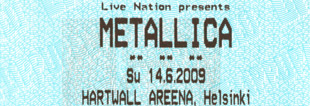 Live Metallica || 6/14/2009 - Hartwall Arena, Helsinki, FIN 