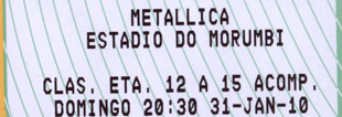 Live Metallica || 1/31/2010 - Morumbi Stadium, Sao Paulo, BRA 