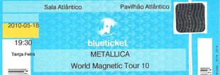 Live Metallica || 5/18/2010 - Pavilhao Atlantico, Lisbon, PRT 