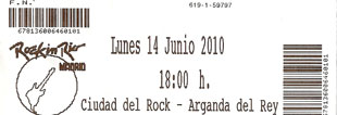 Live Metallica || 6/14/2010 - Rock in Rio, Madrid, ESP 