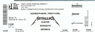Live Metallica || 6/22/2010 - Sonisphere - Levski Stadium, Sofia, BGR 